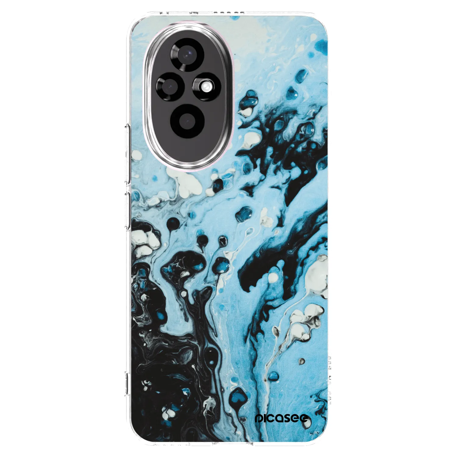 Picasee átlátszó szilikon tok az alábbi mobiltelefonokra Honor 200 5G - Organic blue
