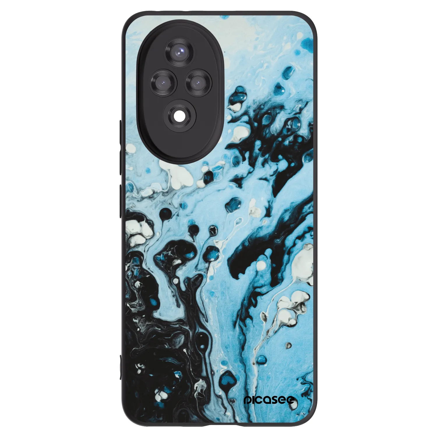 Picasee fekete szilikon tok az alábbi mobiltelefonokra Honor 200 Pro 5G - Organic blue