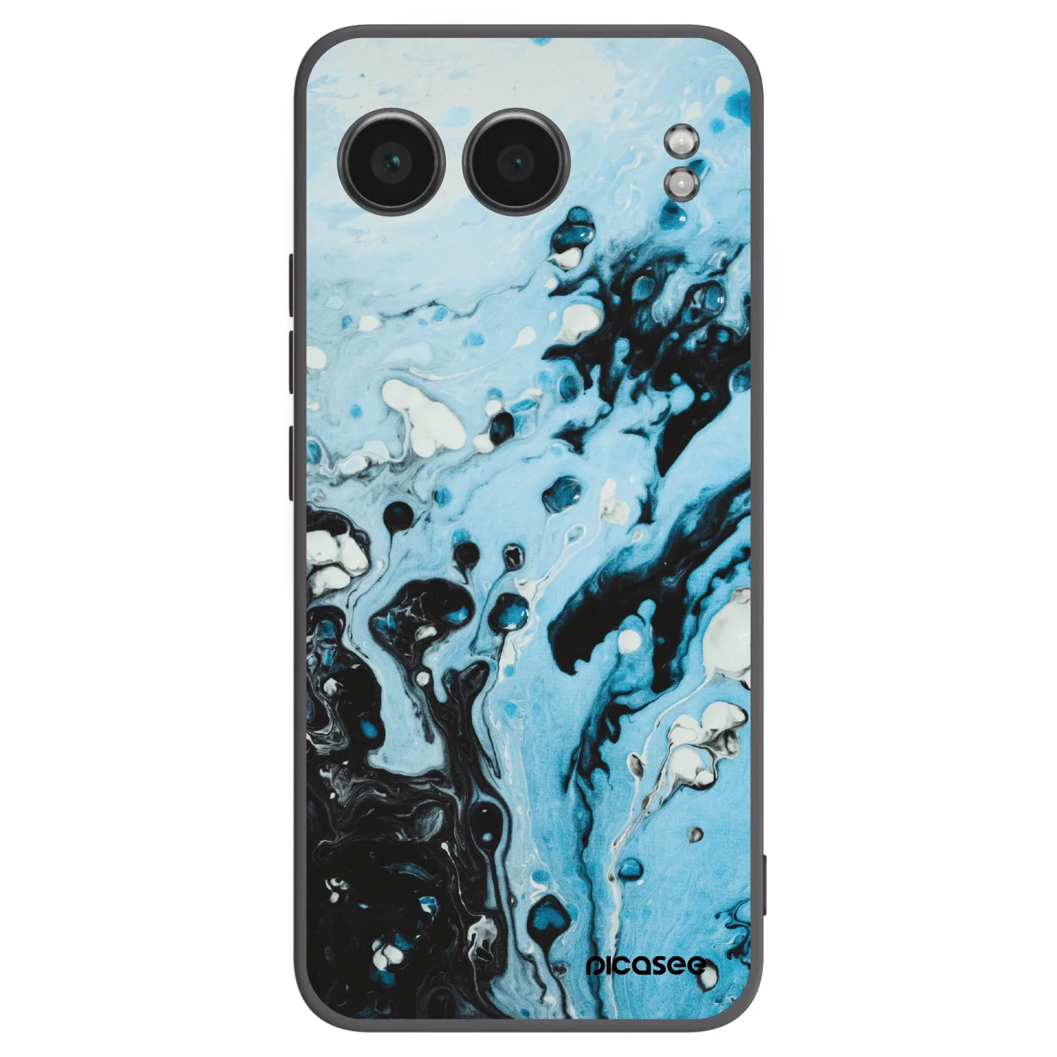 Picasee fekete szilikon tok az alábbi mobiltelefonokra OnePlus Nord 4 - Organic blue
