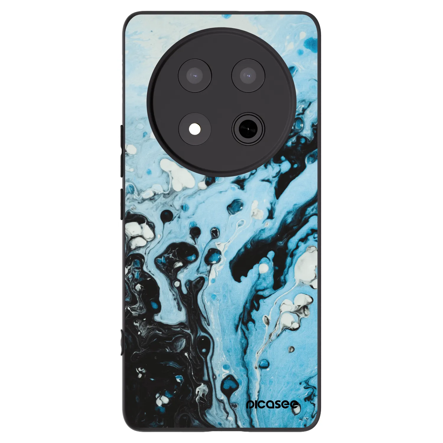 Picasee fekete szilikon tok az alábbi mobiltelefonokra Honor Magic7 Lite 5G - Organic blue