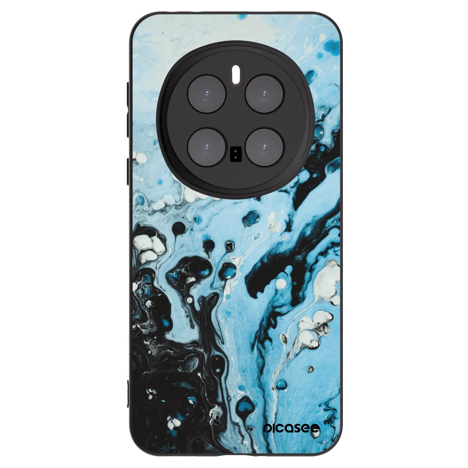 Picasee fekete szilikon tok az alábbi mobiltelefonokra Honor Magic7 Pro 5G - Organic blue