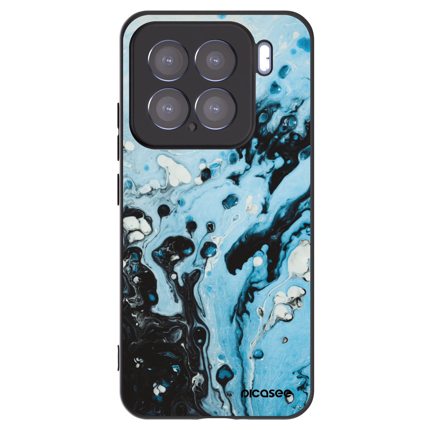 Picasee fekete szilikon tok az alábbi mobiltelefonokra Xiaomi 15 - Organic blue