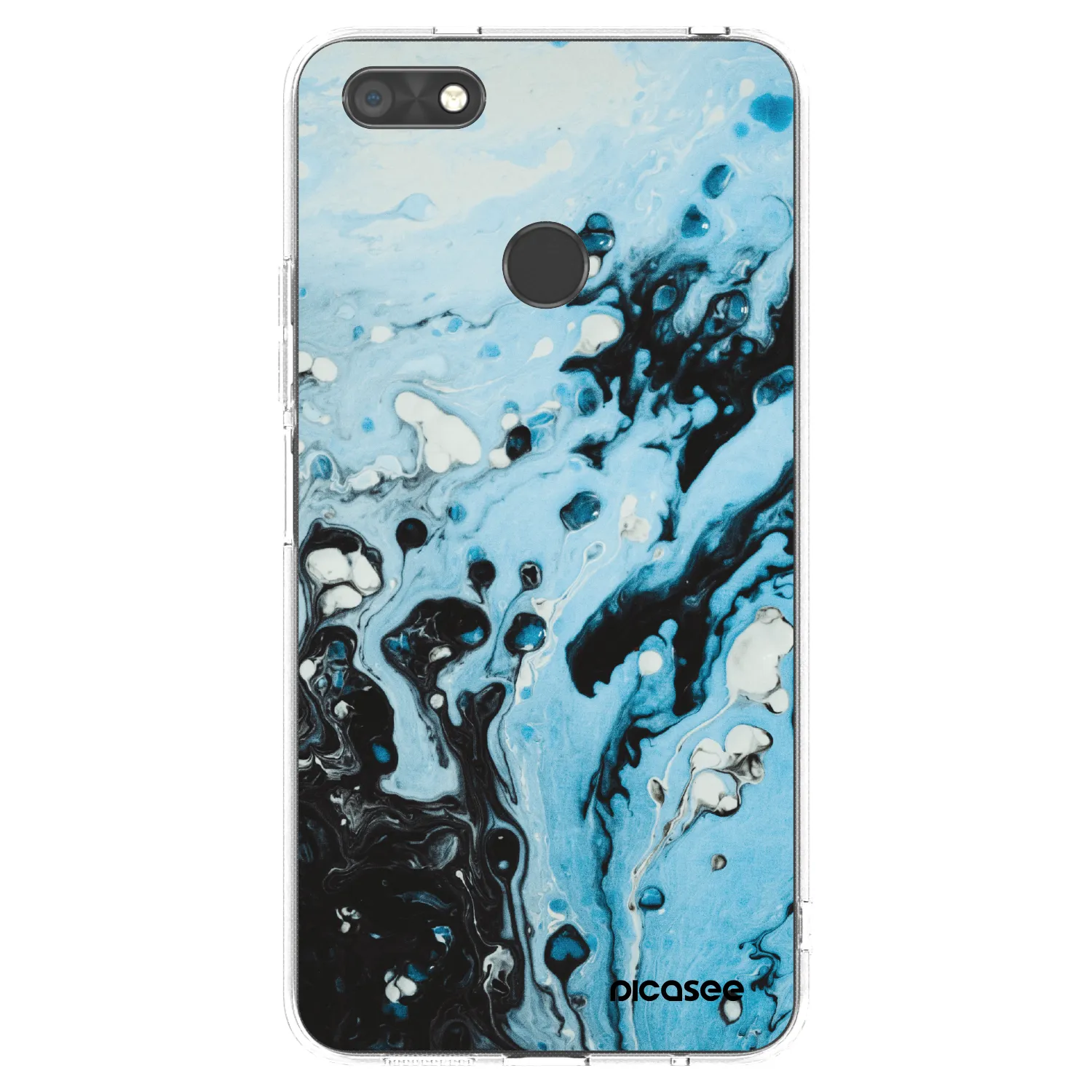 Picasee átlátszó szilikon tok az alábbi mobiltelefonokra Huawei P9 Lite Mini - Organic blue