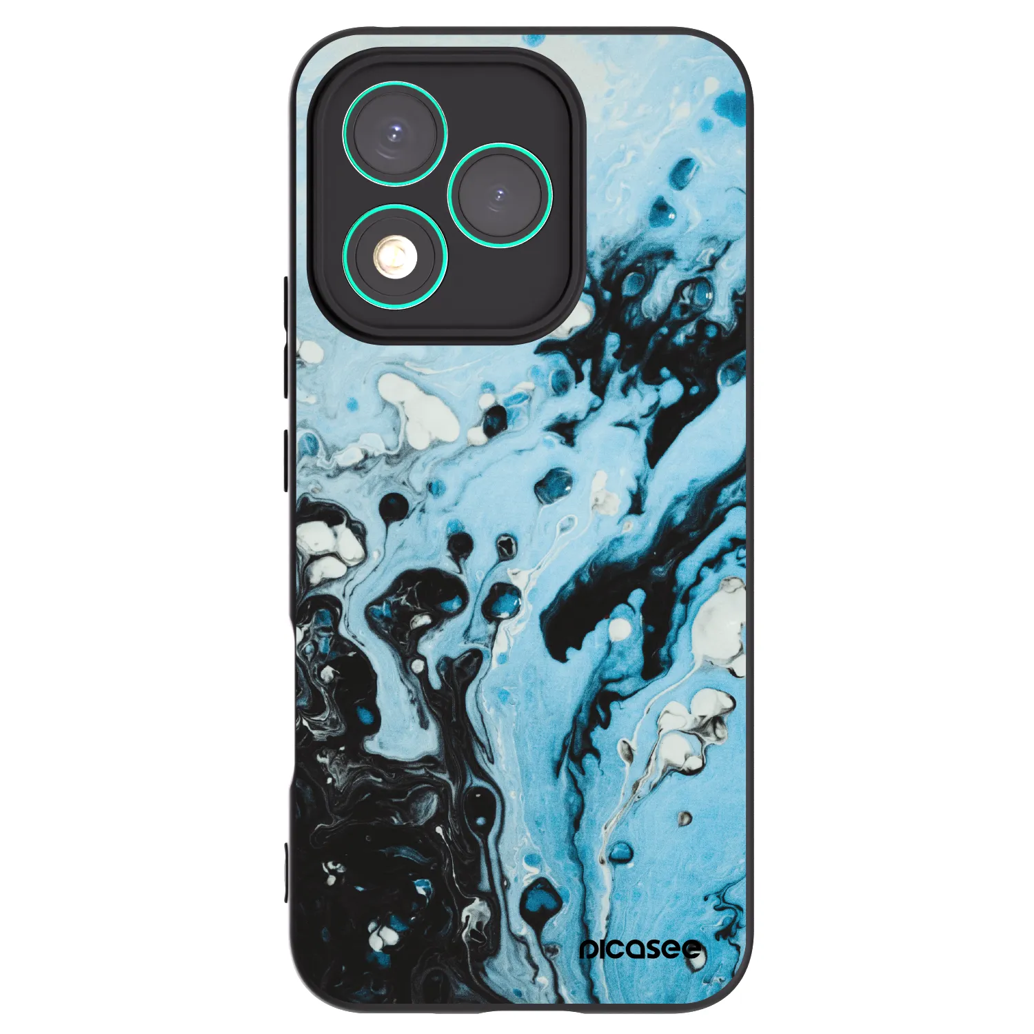 Picasee fekete szilikon tok az alábbi mobiltelefonokra Honor 400 Lite 5G - Organic blue