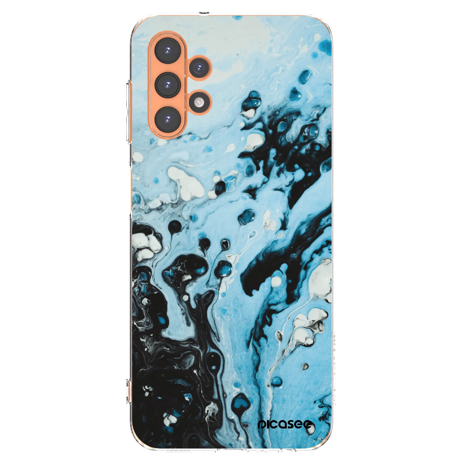 Picasee átlátszó szilikon tok az alábbi mobiltelefonokra Samsung Galaxy A13 5G - Organic blue