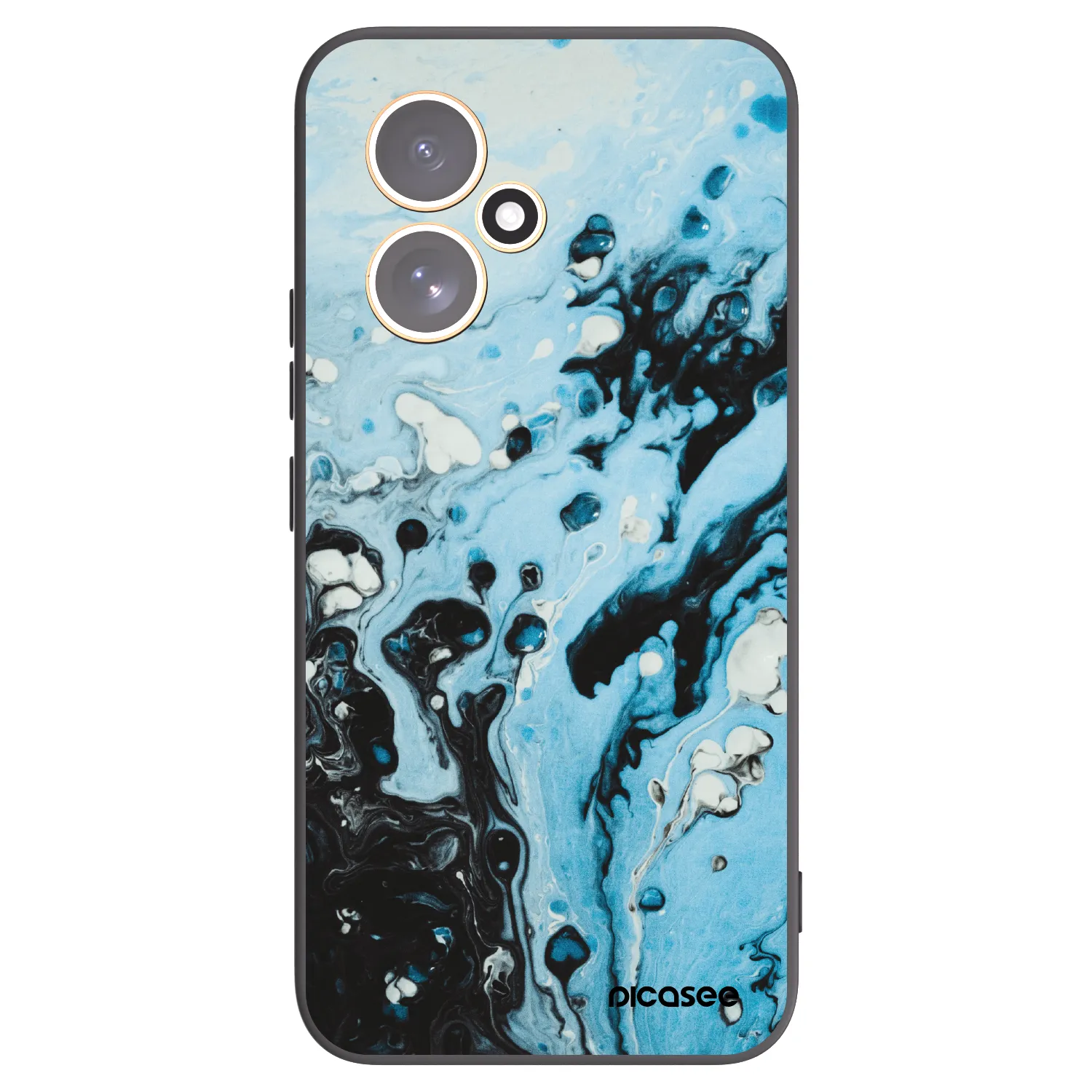 Picasee fekete szilikon tok az alábbi mobiltelefonokra Honor 400 5G - Organic blue