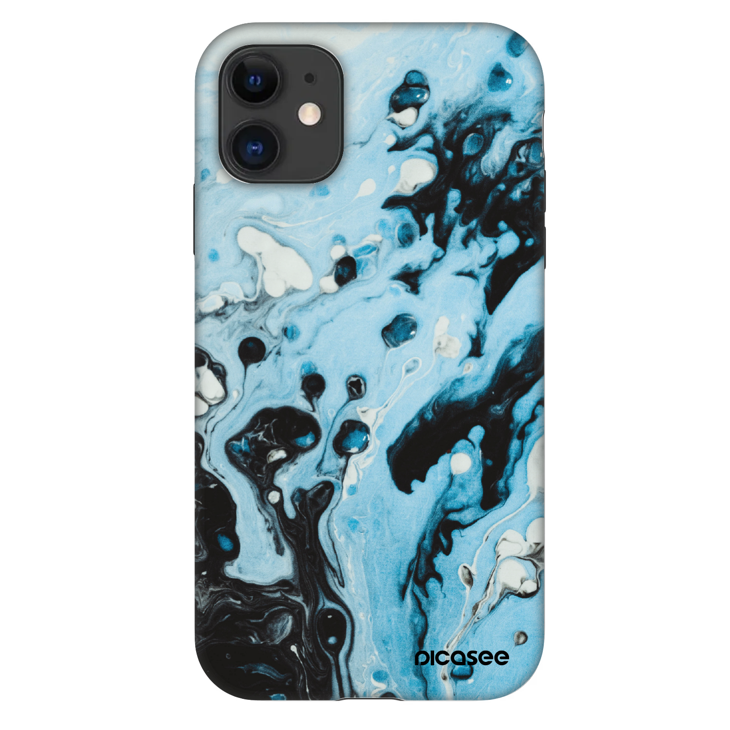 Picasee Fashion Case Apple iPhone 11 - Organic blue