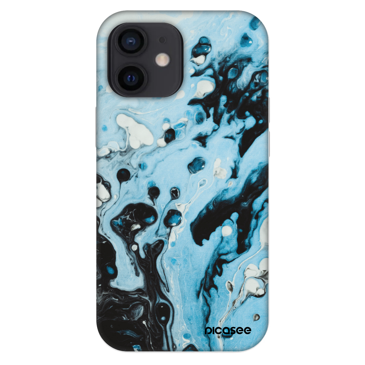 Picasee Fashion Case Apple iPhone 12 mini - Organic blue