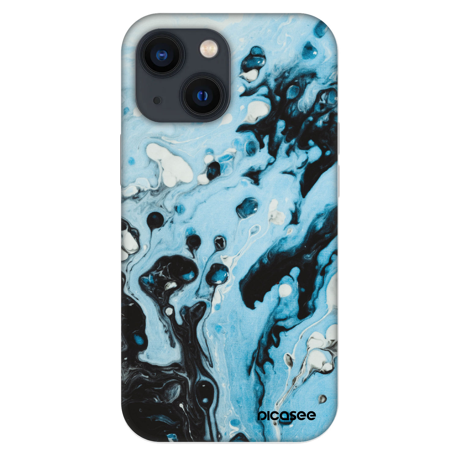 Picasee Fashion Case Apple iPhone 13 mini - Organic blue