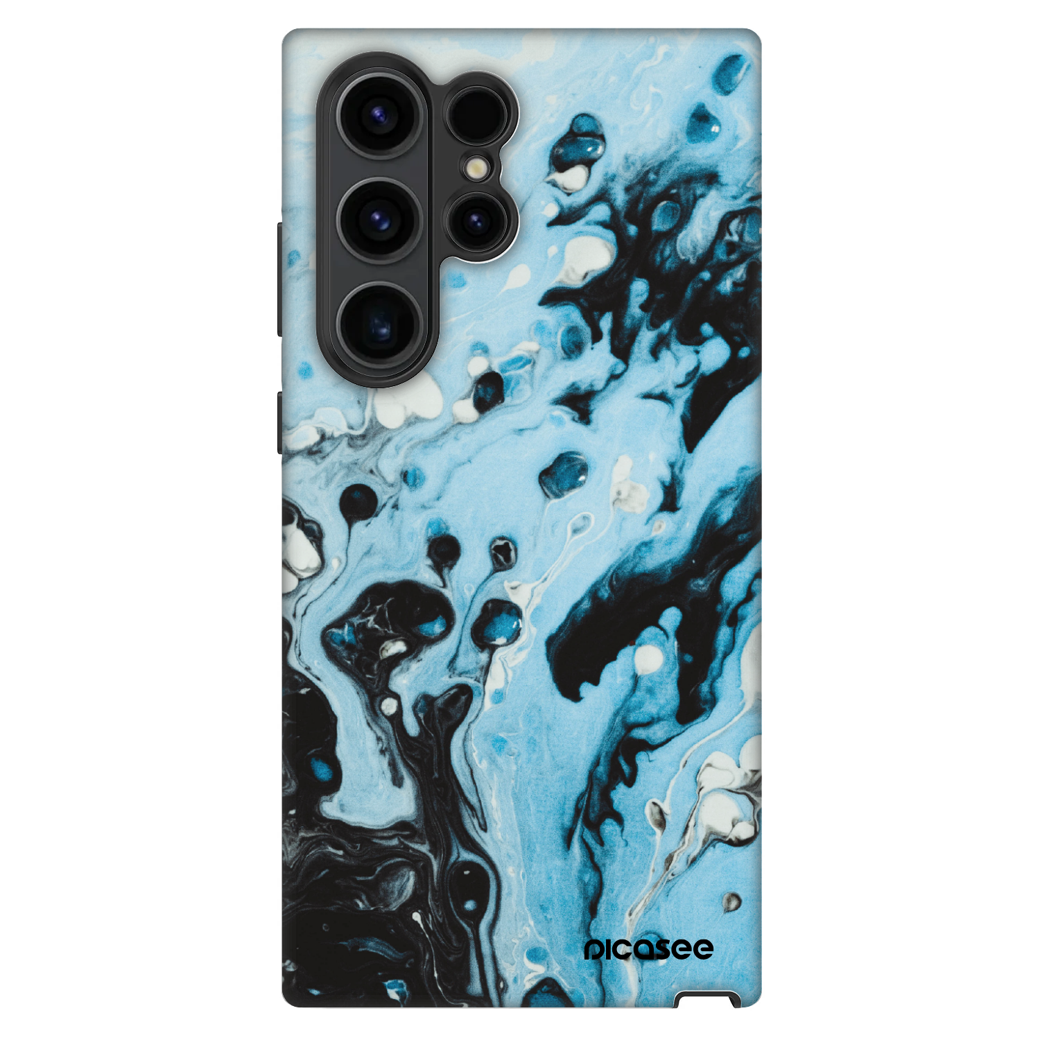 Picasee Fashion Case Samsung Galaxy S23 Ultra 5G - Organic blue