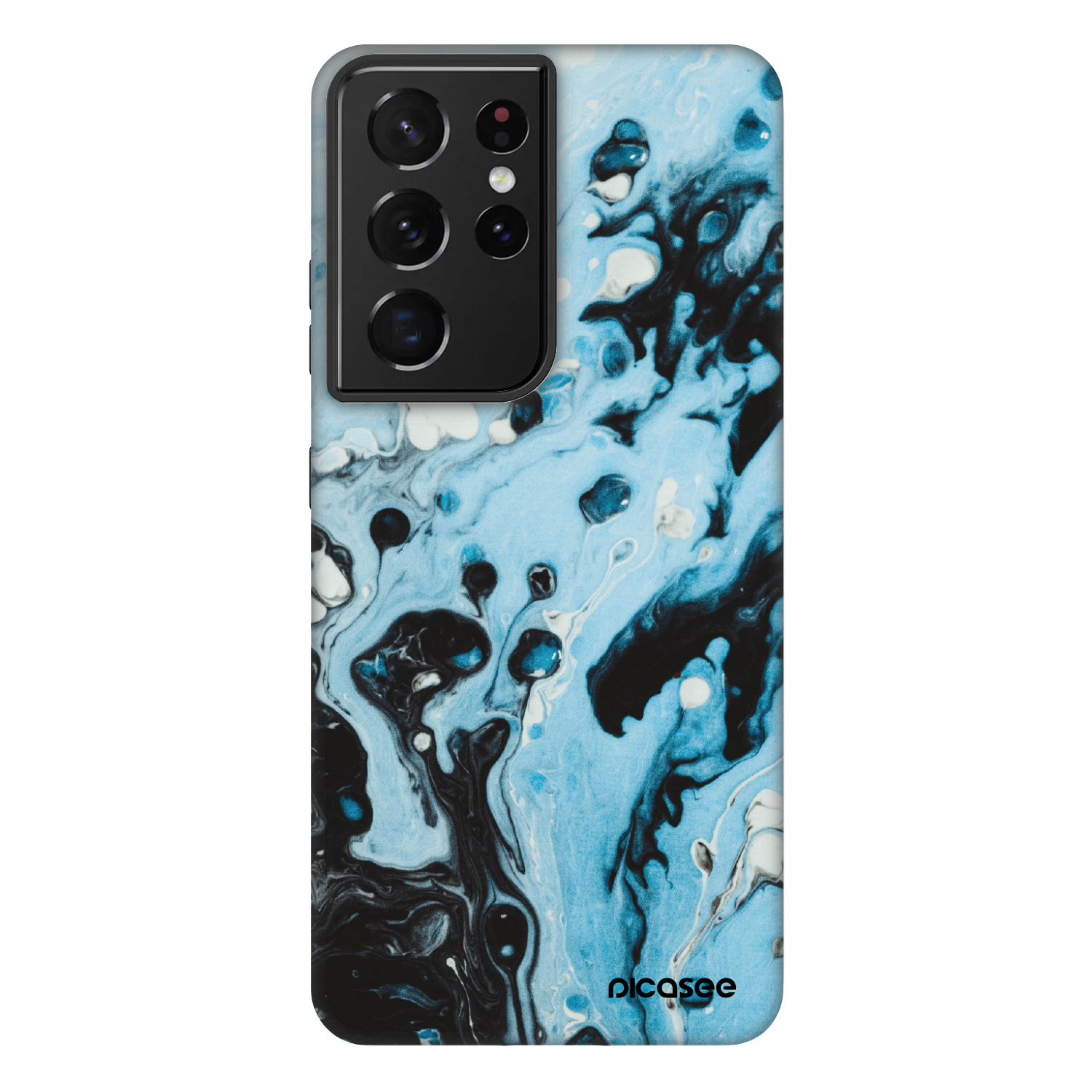 Picasee Fashion Case Samsung Galaxy S21 Ultra 5G G998B - Organic blue