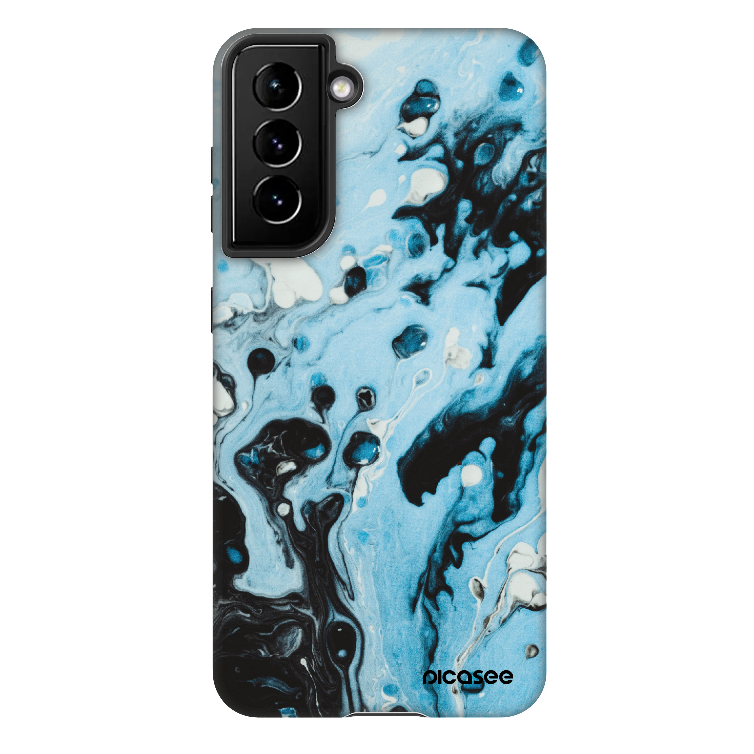 Picasee Fashion Case Samsung Galaxy S21 5G G991B - Organic blue