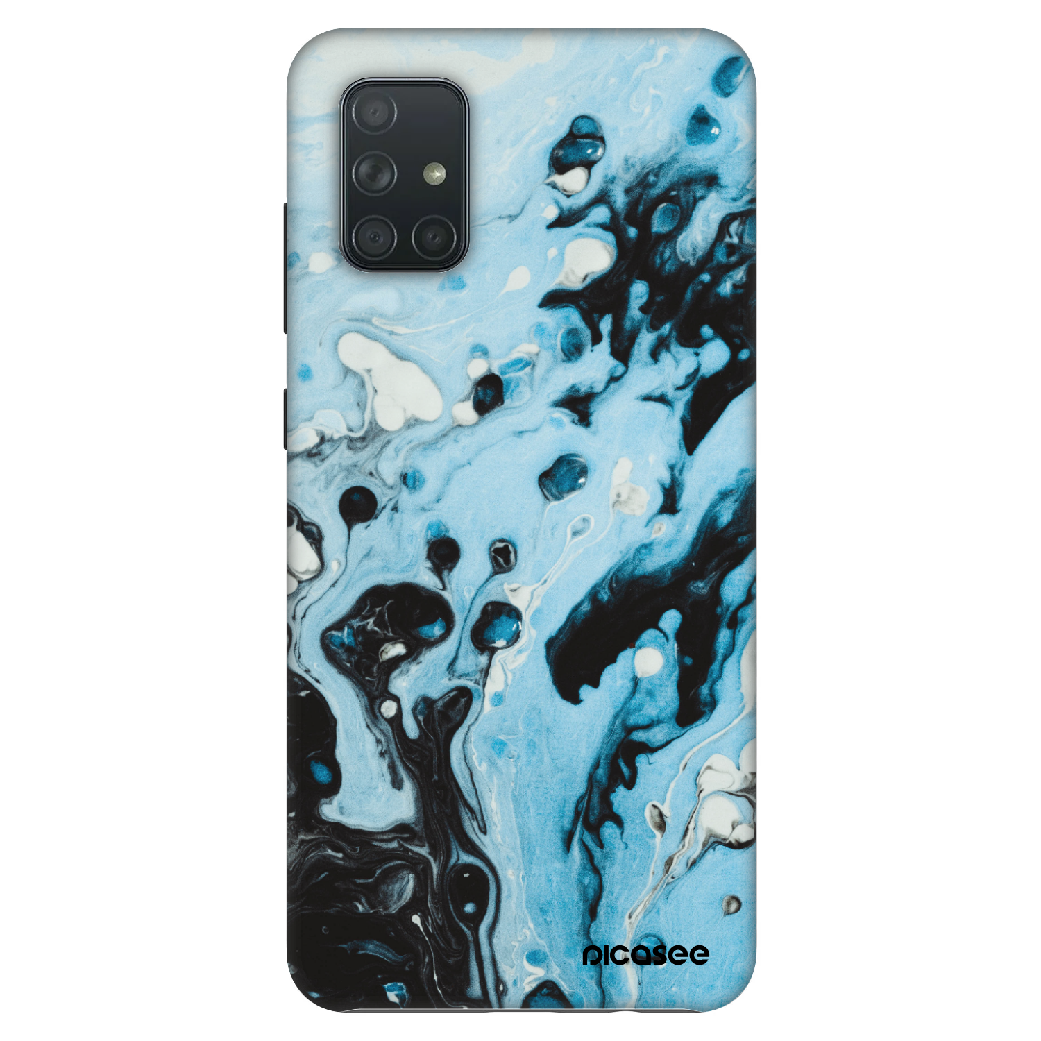 Picasee Fashion Case Samsung Galaxy A71 A715F - Organic blue