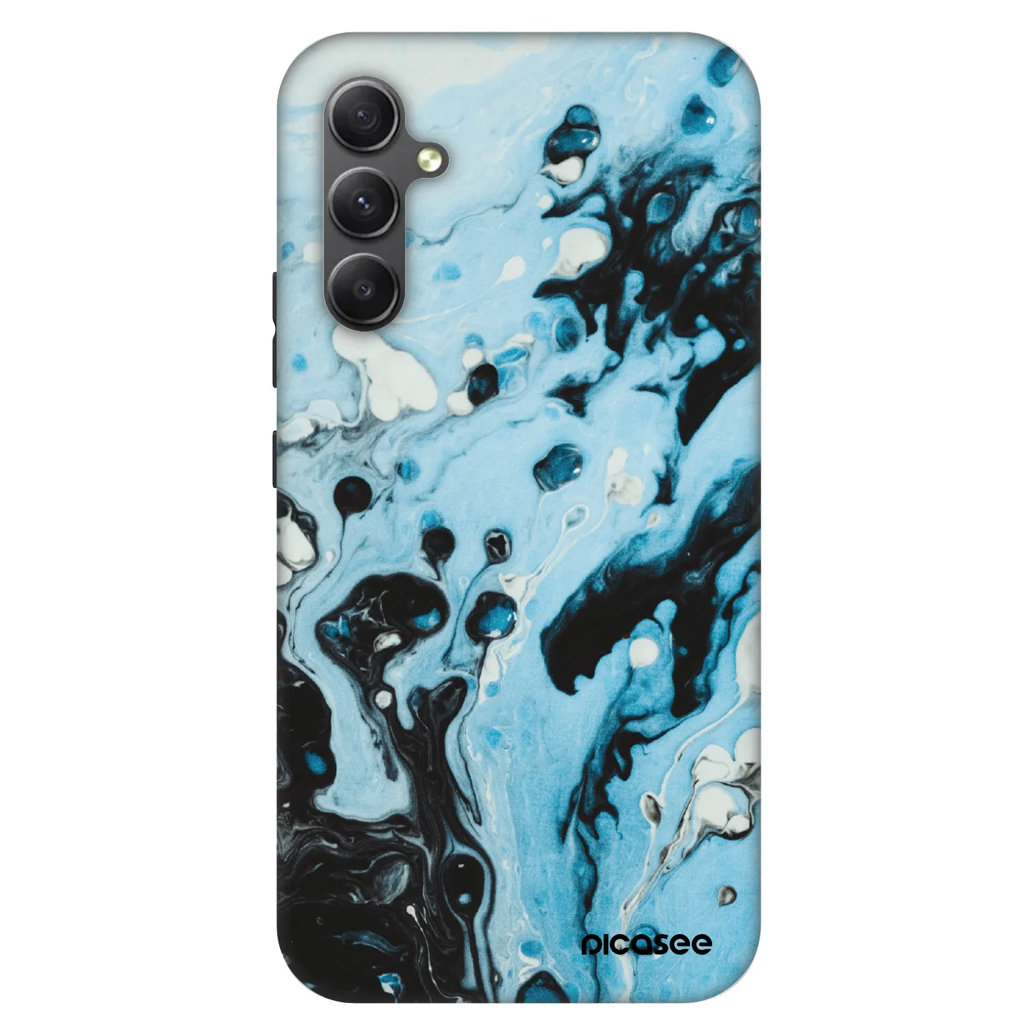 Picasee Fashion Case Samsung Galaxy A34 5G A346B - Organic blue
