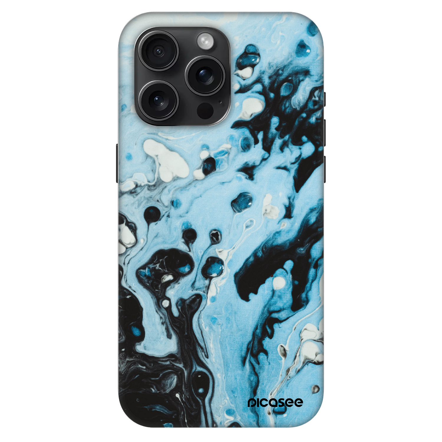 Picasee Fashion Case MagSafe Apple iPhone 15 Pro Max - Organic blue