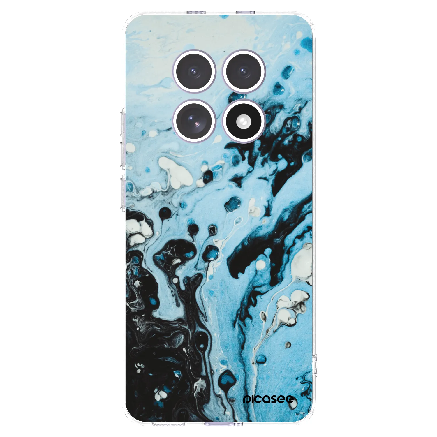 Picasee átlátszó szilikon tok az alábbi mobiltelefonokra Xiaomi Redmi Note 15 - Organic blue