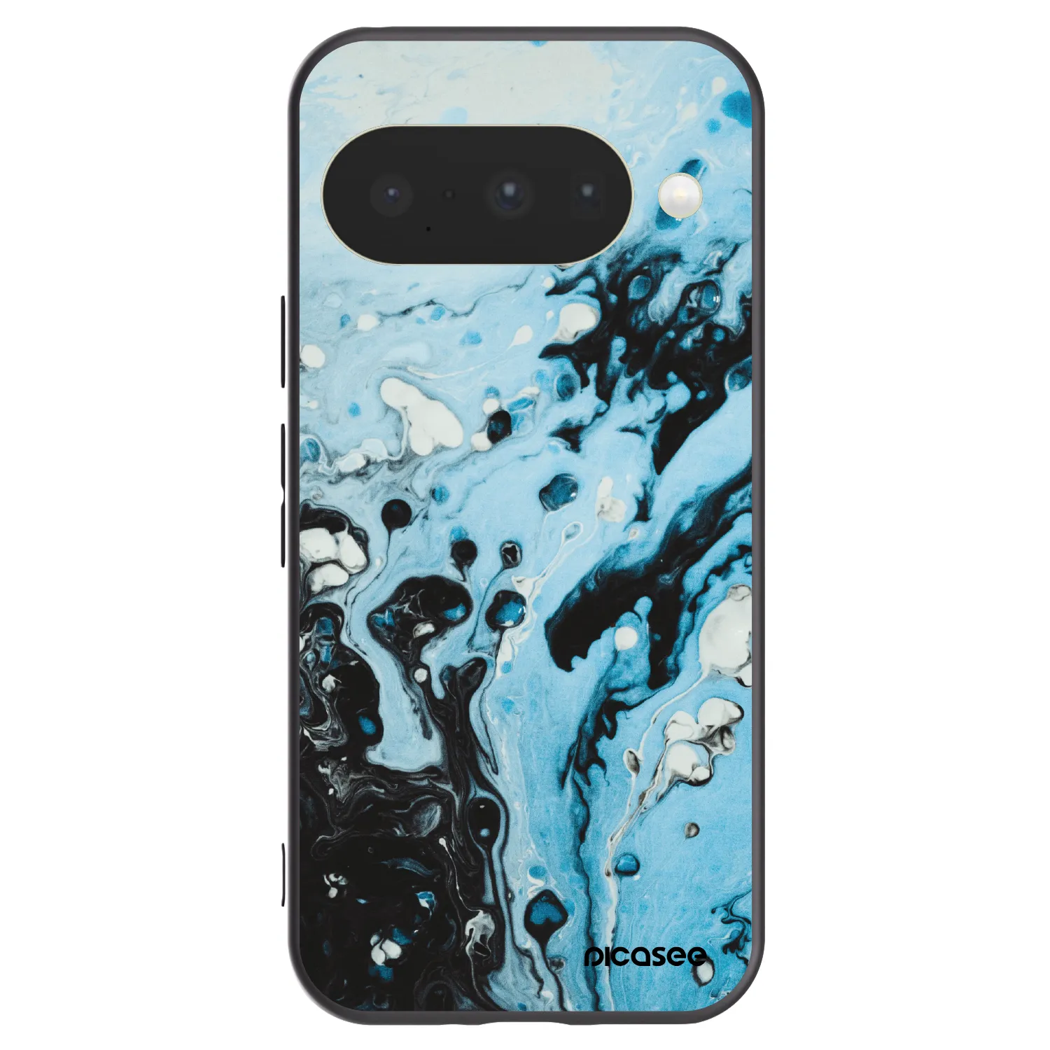 Picasee fekete szilikon tok az alábbi mobiltelefonokra Google Pixel 10 - Organic blue