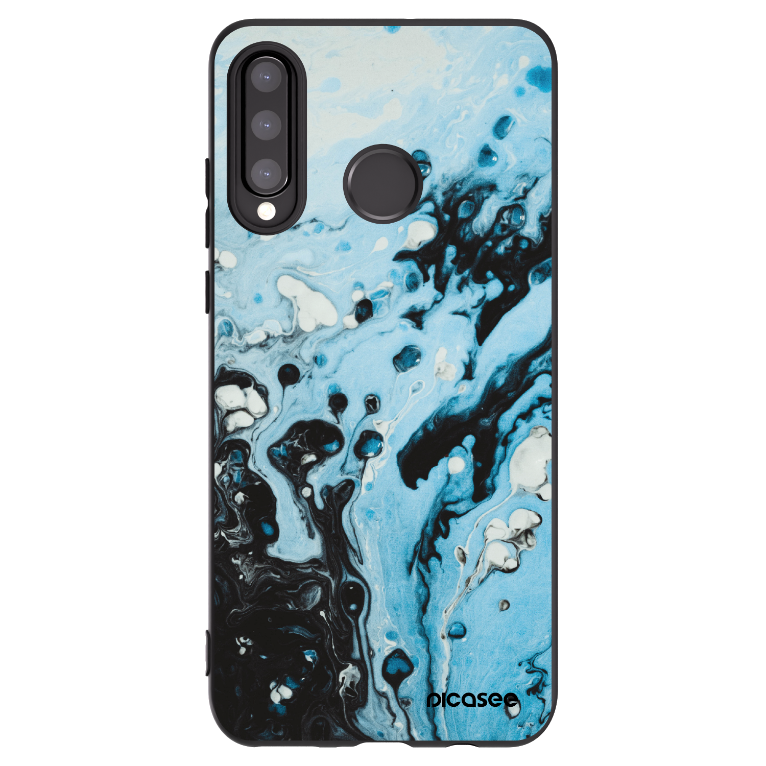 Picasee fekete szilikon tok az alábbi mobiltelefonokra Huawei P30 Lite - Organic blue