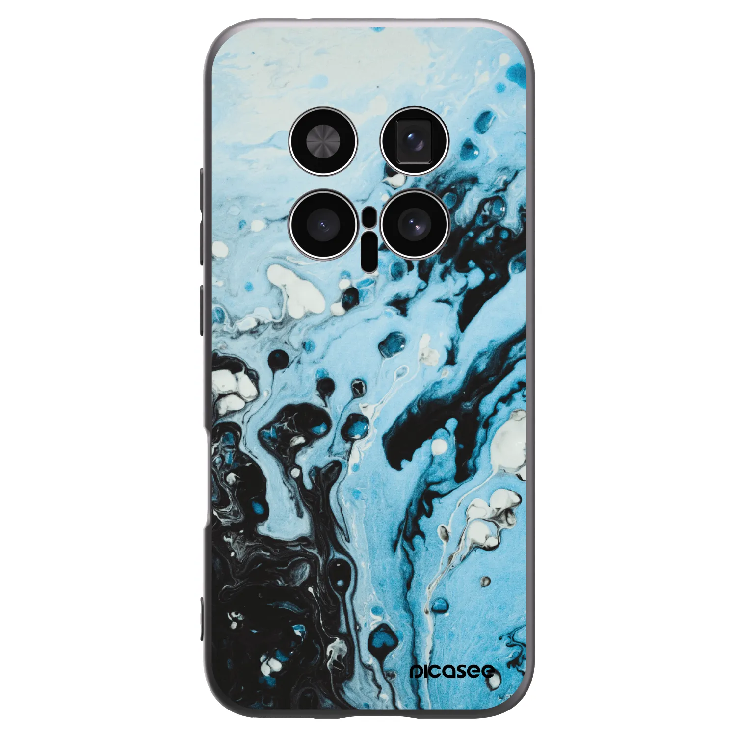 Picasee fekete szilikon tok az alábbi mobiltelefonokra Honor Magic8 Pro 5G - Organic blue