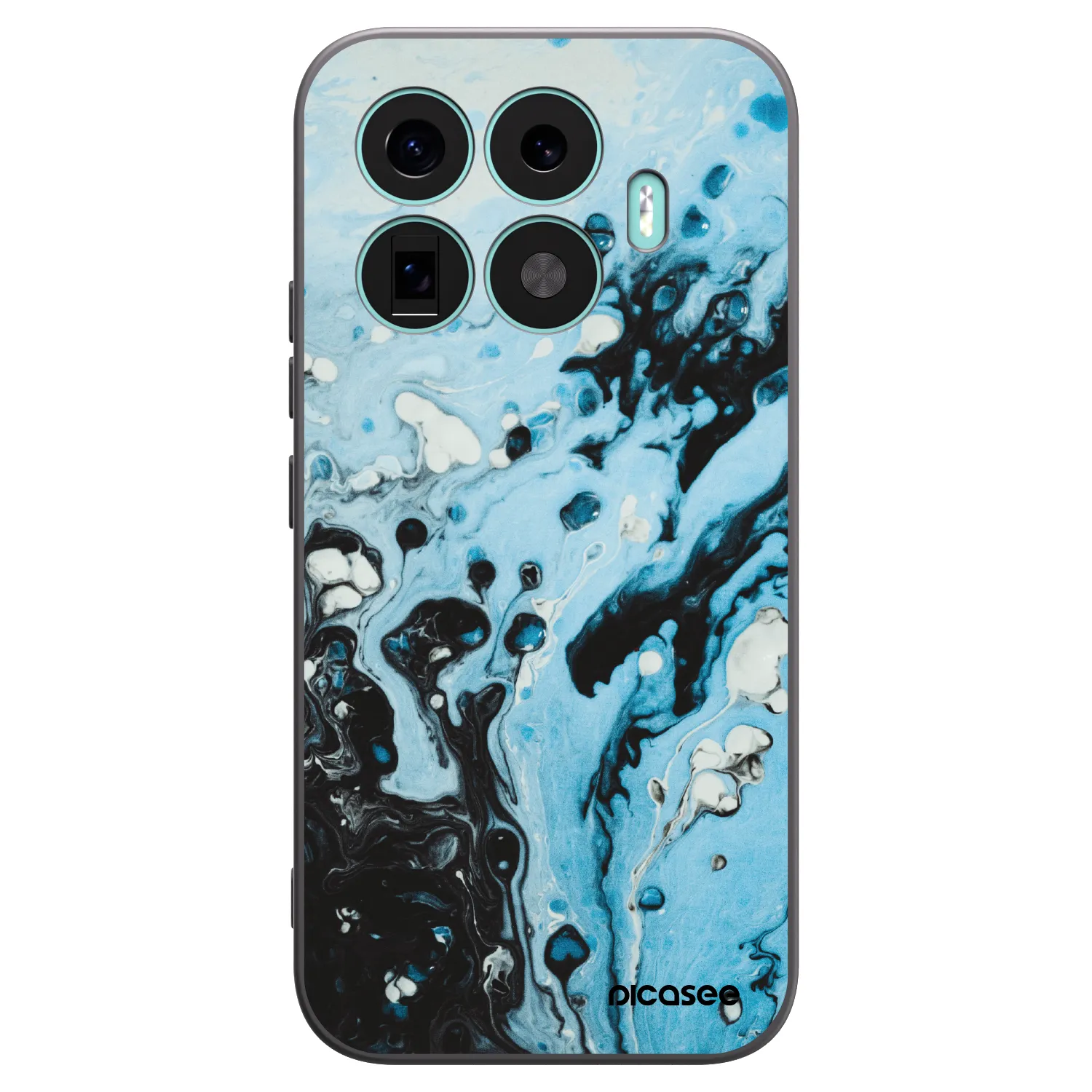 Picasee fekete szilikon tok az alábbi mobiltelefonokra Xiaomi 17T - Organic blue