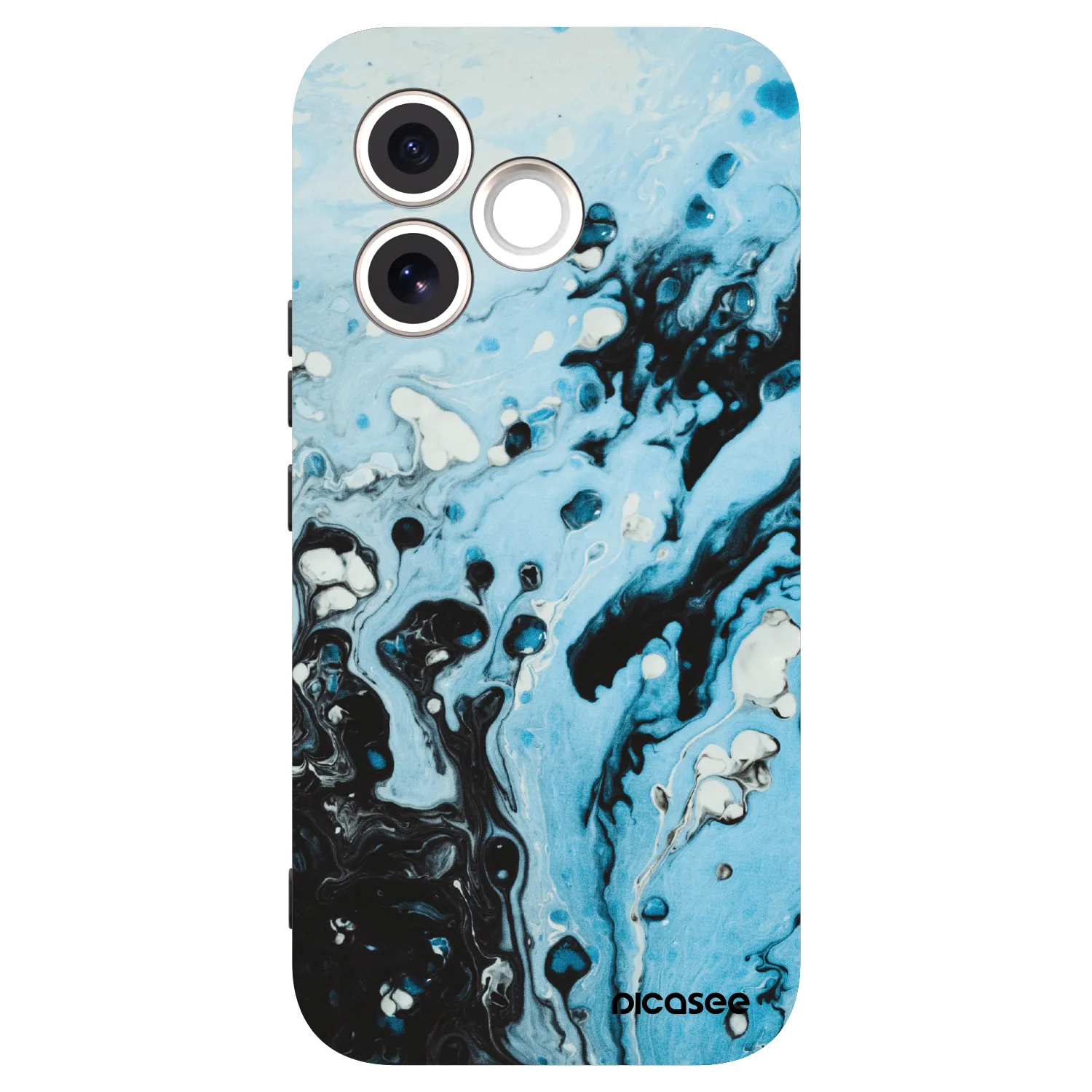 Picasee fekete szilikon tok az alábbi mobiltelefonokra Honor 600 Lite - Organic blue
