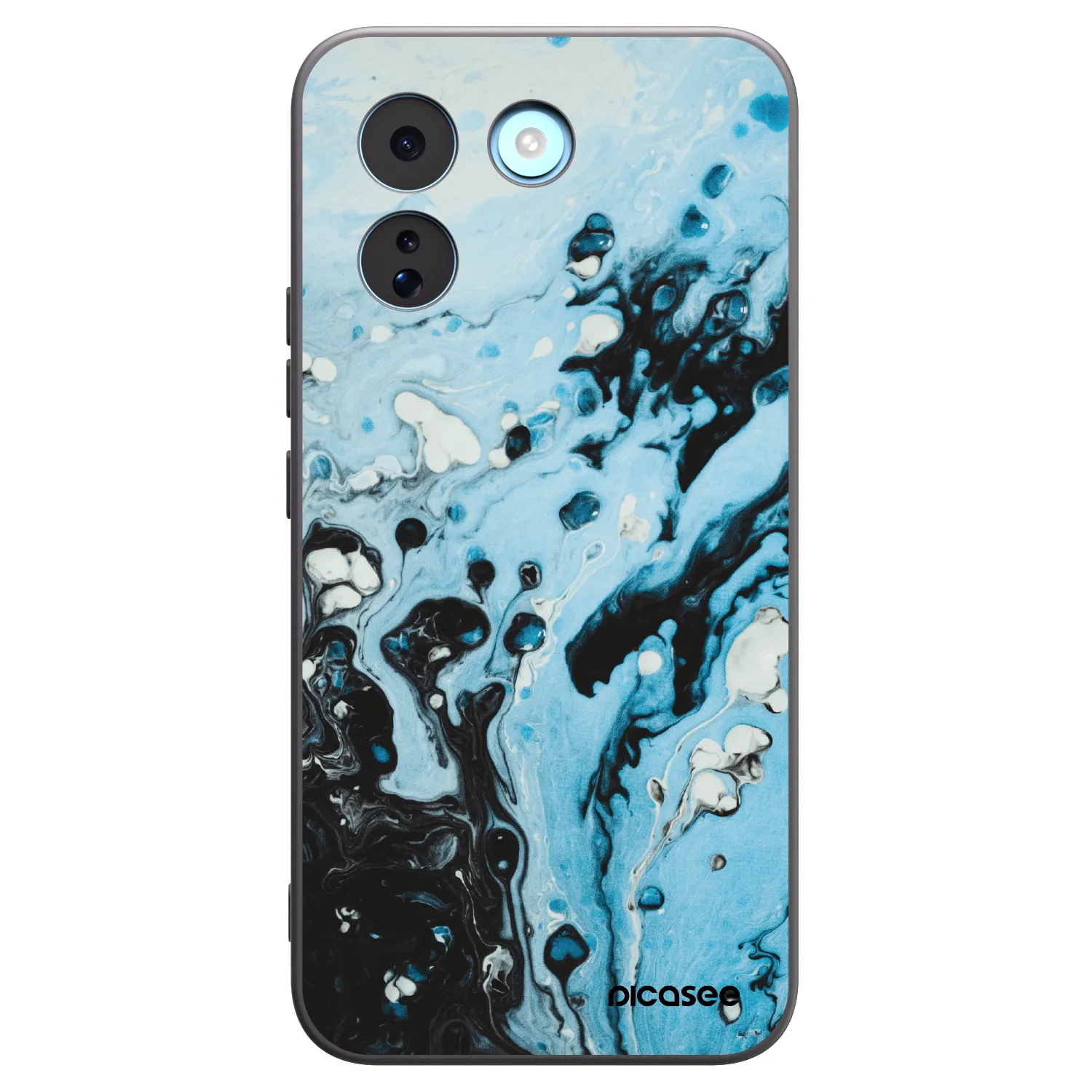 Picasee fekete szilikon tok az alábbi mobiltelefonokra Xiaomi Redmi Note 17 Pro MAX 5G - Organic blue