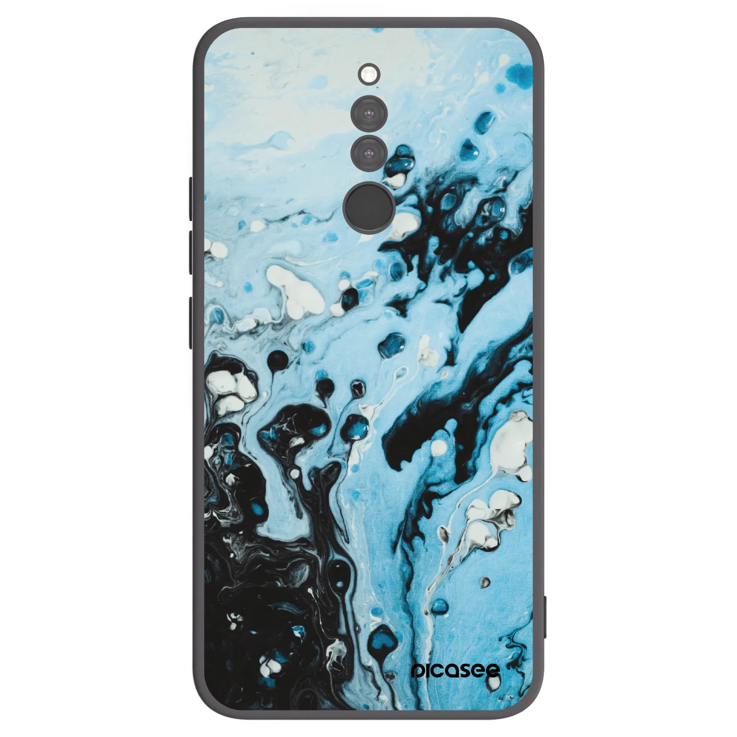 Picasee fekete szilikon tok az alábbi mobiltelefonokra Xiaomi Redmi 8 - Organic blue