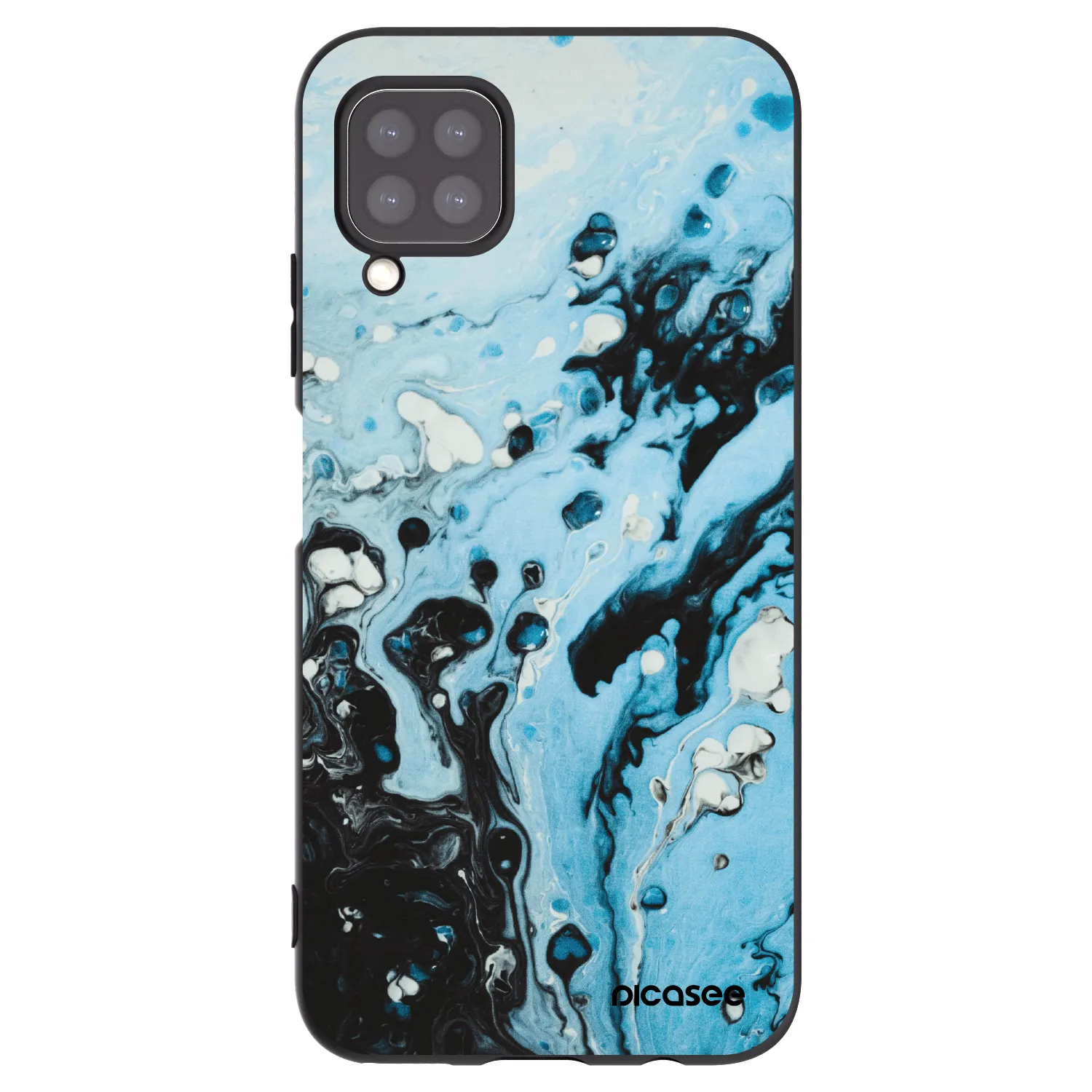Picasee fekete szilikon tok az alábbi mobiltelefonokra Huawei P40 Lite - Organic blue