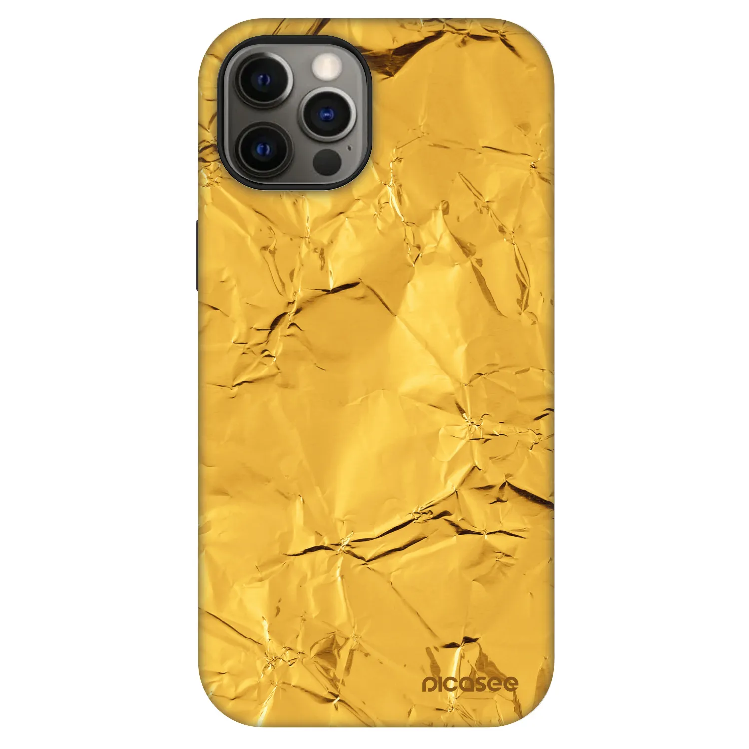 Picasee Fashion Case MagSafe Apple iPhone 12 - Gold