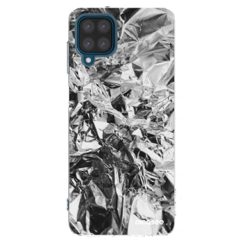 Picasee átlátszó szilikon tok az alábbi mobiltelefonokra Samsung Galaxy A12 A125F - Chrome