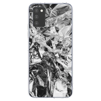 Picasee átlátszó szilikon tok az alábbi mobiltelefonokra Samsung Galaxy A02s A025G - Chrome