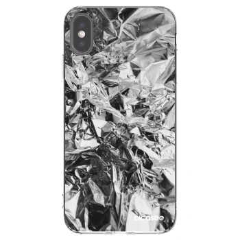 Picasee átlátszó szilikon tok az alábbi mobiltelefonokra Apple iPhone XS Max - Chrome