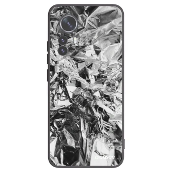 Picasee fekete szilikon tok az alábbi mobiltelefonokra Xiaomi 12 Pro - Chrome