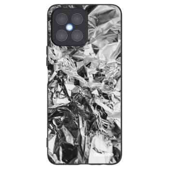 Picasee fekete szilikon tok az alábbi mobiltelefonokra Honor X8 4G - Chrome