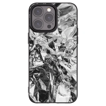 Picasee fekete szilikon tok az alábbi mobiltelefonokra Apple iPhone 15 Pro Max - Chrome