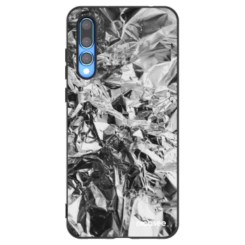 Picasee fekete szilikon tok az alábbi mobiltelefonokra Huawei P20 Pro - Chrome