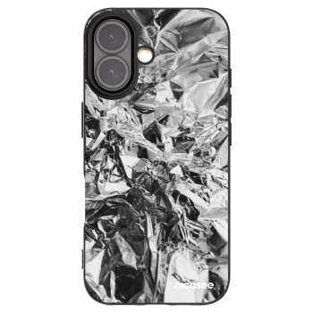 Picasee fekete szilikon tok az alábbi mobiltelefonokra Apple iPhone 16 - Chrome