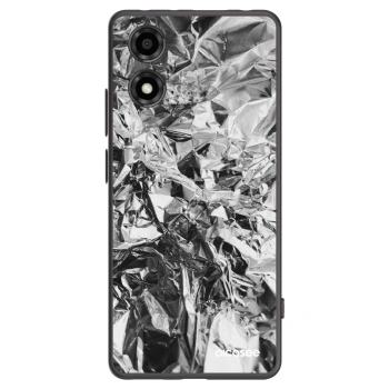 Picasee fekete szilikon tok az alábbi mobiltelefonokra Motorola Moto E14 - Chrome