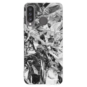 Picasee átlátszó szilikon tok az alábbi mobiltelefonokra Huawei P30 Lite - Chrome