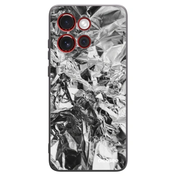 Picasee fekete szilikon tok az alábbi mobiltelefonokra Motorola Edge 60 Neo 5G - Chrome