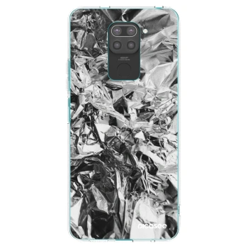 Picasee fekete szilikon tok az alábbi mobiltelefonokra Xiaomi Redmi Note 9 - Chrome