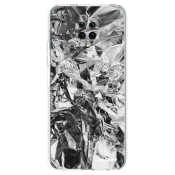 Picasee átlátszó szilikon tok az alábbi mobiltelefonokra Xiaomi Redmi Note 9S - Chrome