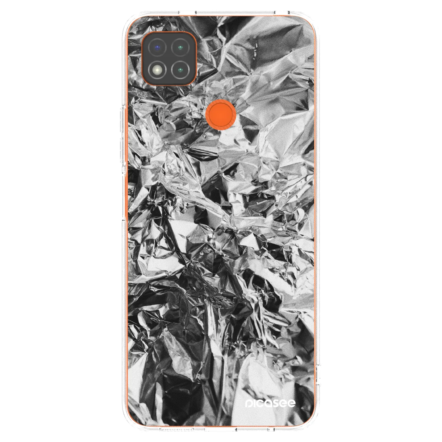 Picasee átlátszó szilikon tok az alábbi mobiltelefonokra Xiaomi Redmi 9C - Chrome