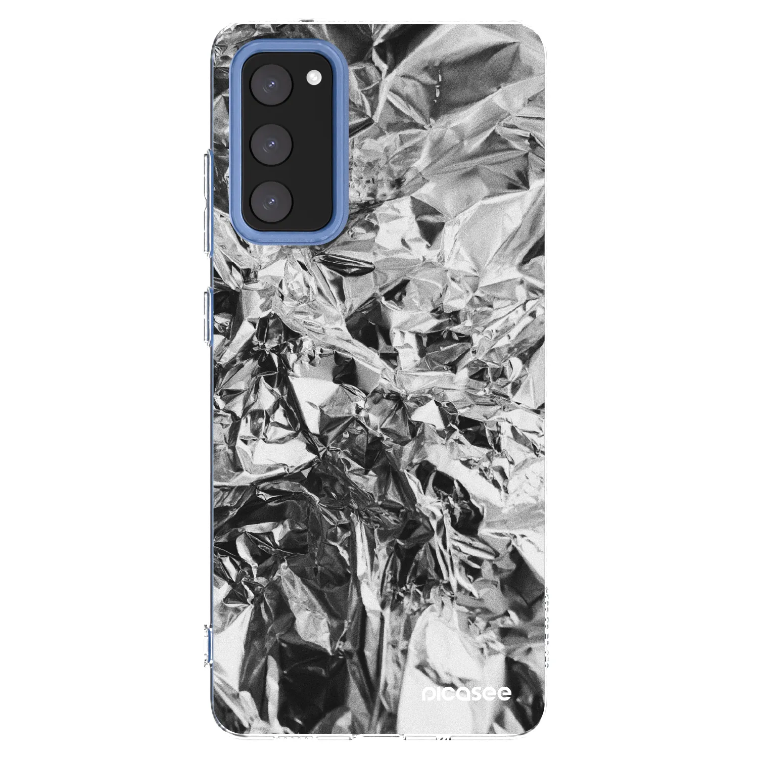 Picasee átlátszó szilikon tok az alábbi mobiltelefonokra Samsung Galaxy S20 FE - Chrome