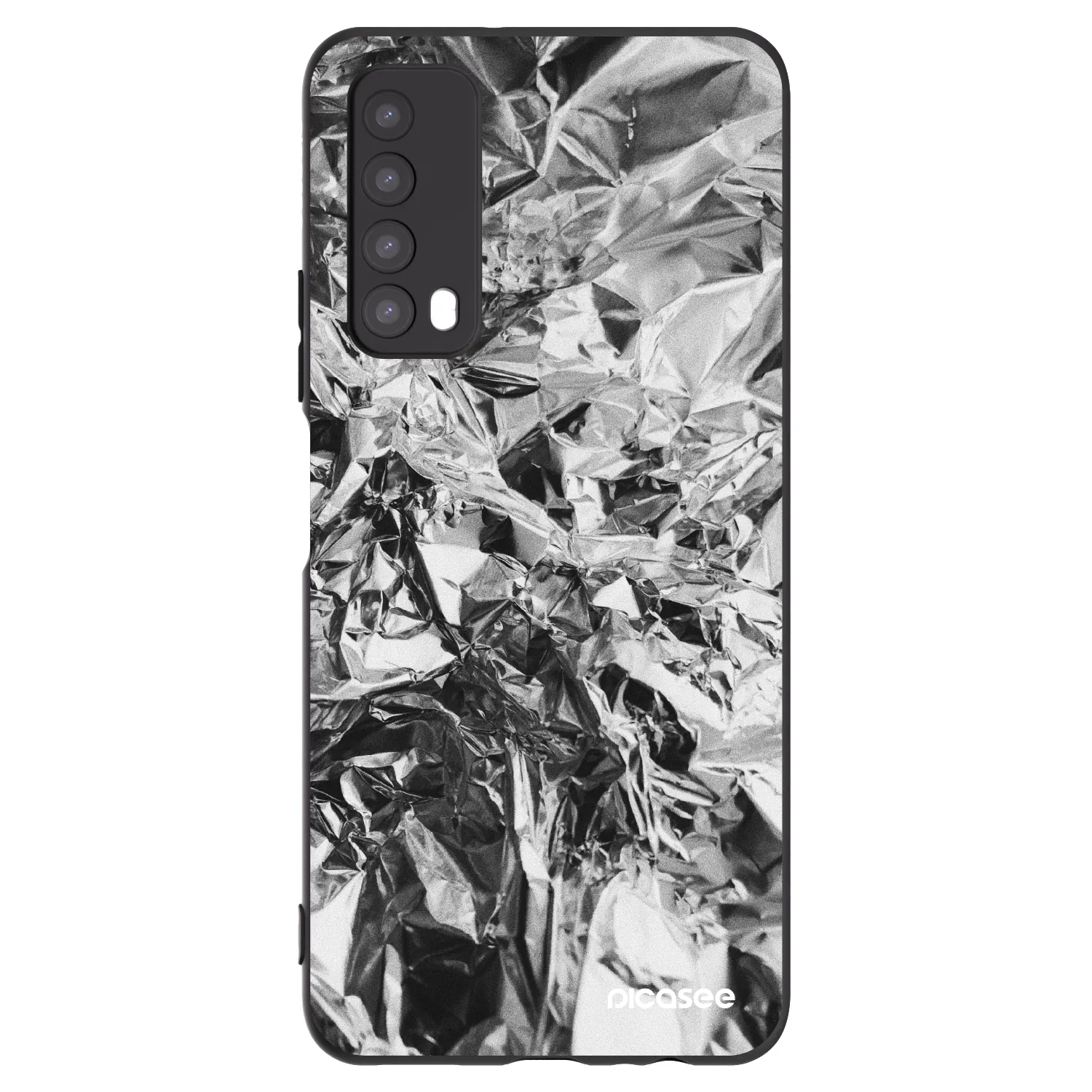 Picasee fekete szilikon tok az alábbi mobiltelefonokra Huawei P Smart 2021 - Chrome