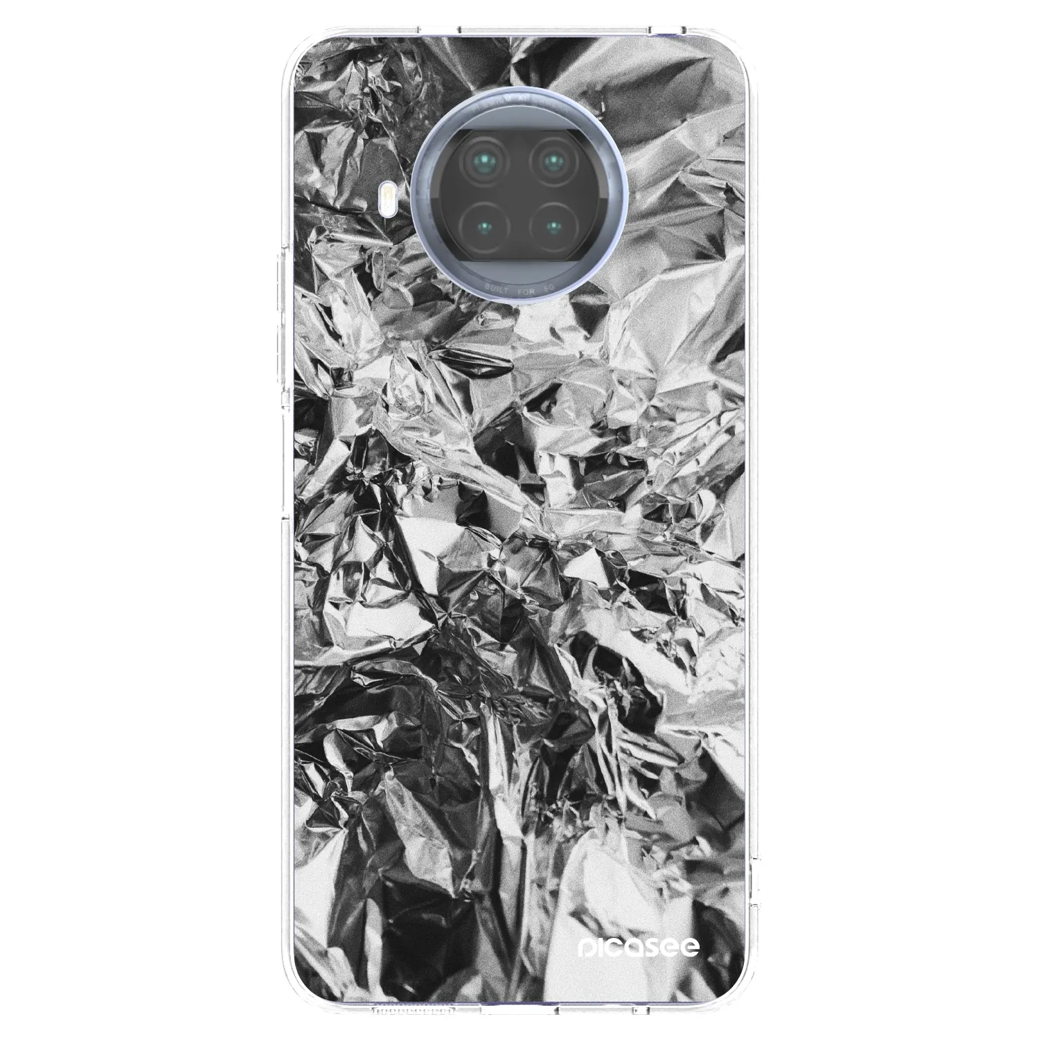 Picasee átlátszó szilikon tok az alábbi mobiltelefonokra Xiaomi Mi 10T Lite - Chrome