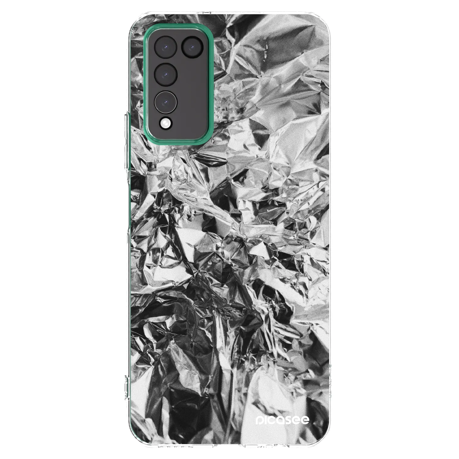 Picasee átlátszó szilikon tok az alábbi mobiltelefonokra Honor 10X Lite - Chrome