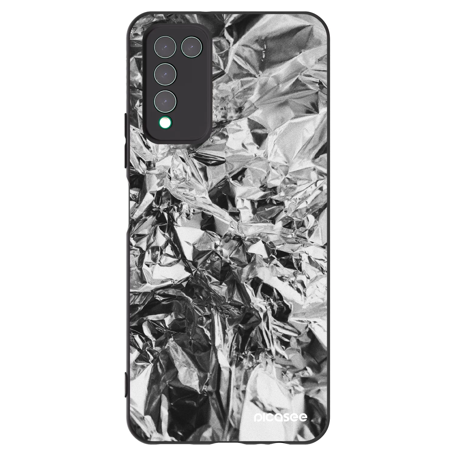 Picasee fekete szilikon tok az alábbi mobiltelefonokra Honor 10X Lite - Chrome