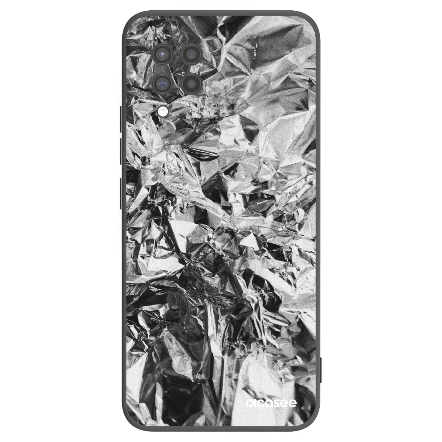 Picasee fekete szilikon tok az alábbi mobiltelefonokra Samsung Galaxy A42 A426B - Chrome
