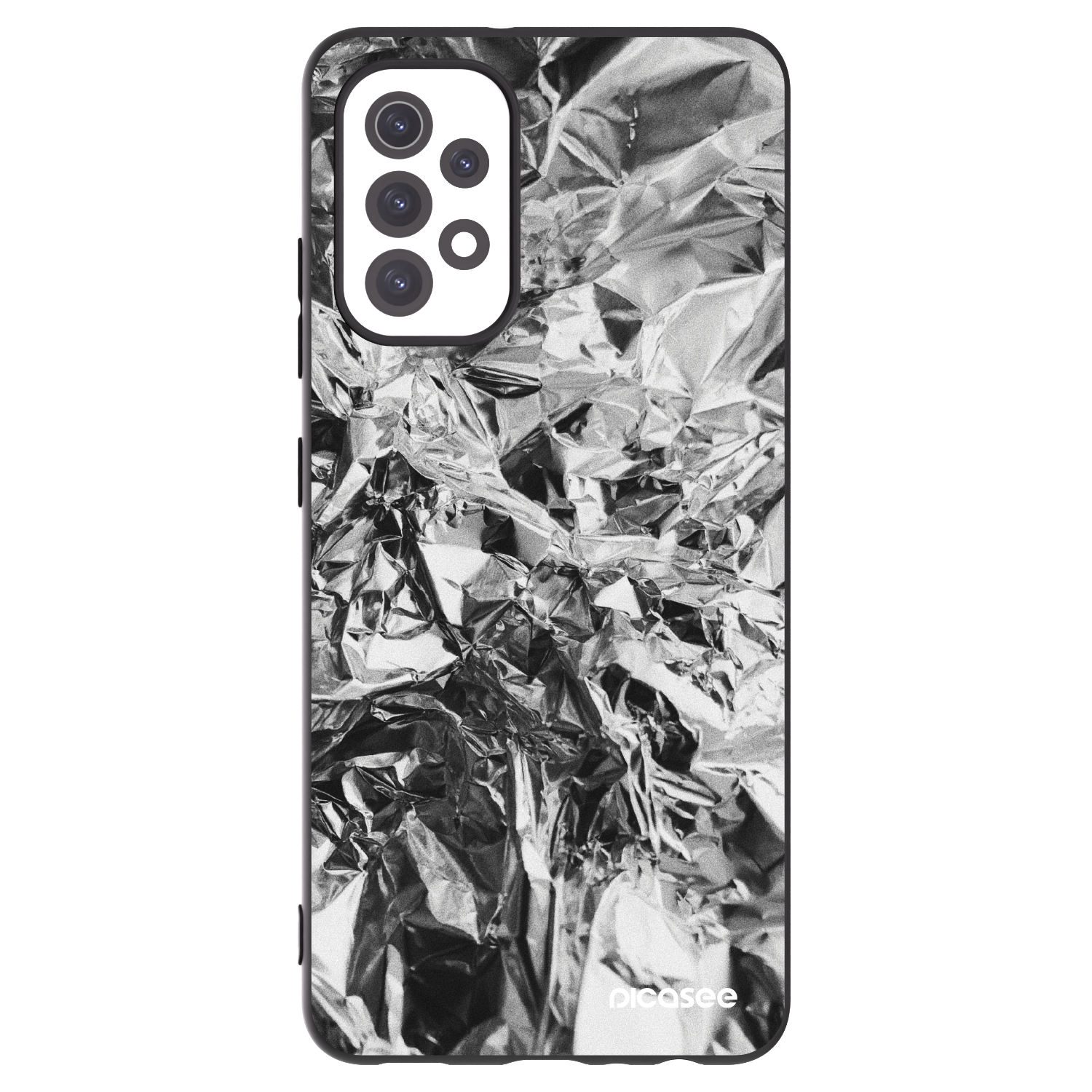 Picasee fekete szilikon tok az alábbi mobiltelefonokra Samsung Galaxy A32 5G A326B - Chrome